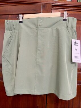 RBX Active Quick Dry Tennis Skort Olive Green
